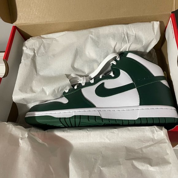 💥 NWT Nike Dunk High “Australia” in Green/White Men’s 9/Women’s 10.5 - Picture 6 of 6